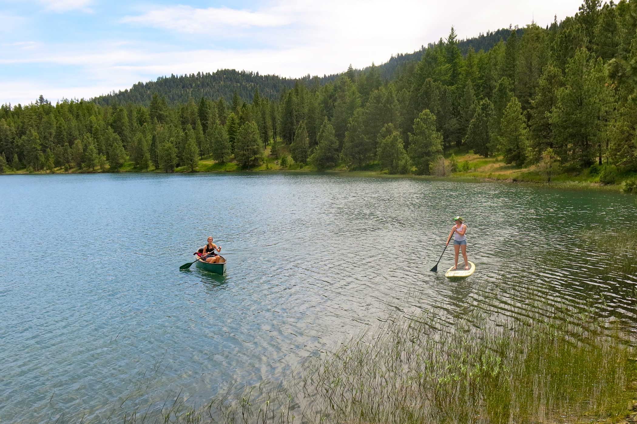 Stand Up Paddleboarding and Canoeing